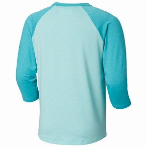 Columbia Outdoor EleHerrts™ 3/4 Sleeve Skjorta Flickor LjusBlå (NLDCZ3146)